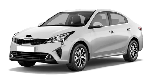 Kia Rio Crystal White